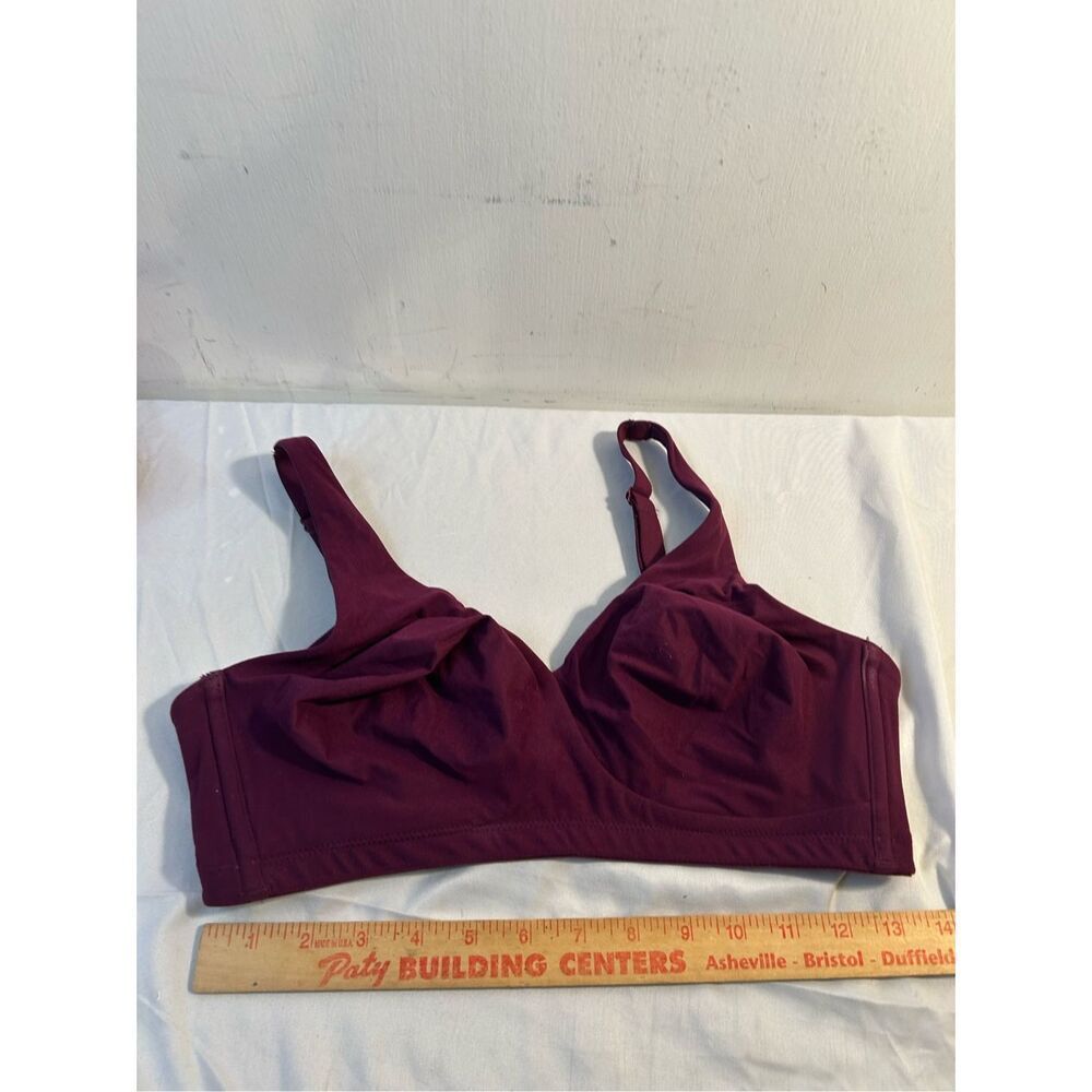 Wacoal #852 bra 36dd burgundy no wire - Picture 6 of 6